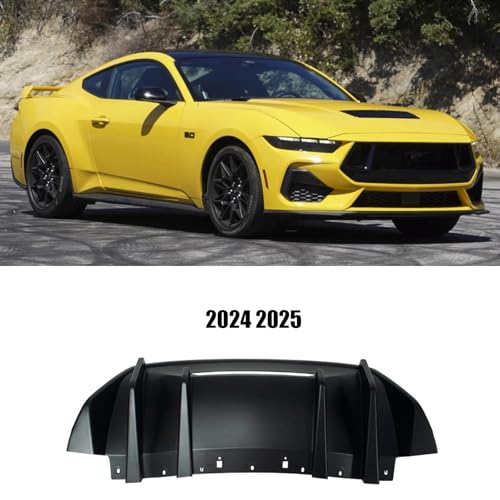 Difusor parachoques Mustang GT 2025 con acabado premium de spoiler labio 2