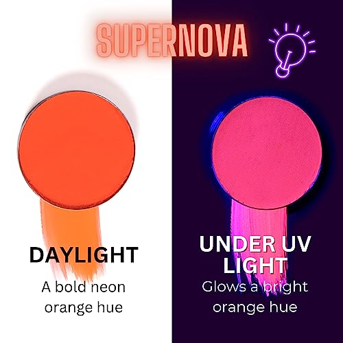 Image of Mehron Makeup Paradise Makeup AQ Refill (.25 oz) (Super Nova - Neon Orange /Orange UV)