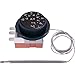 American Volt Automotive Adjustable Electric Radiator Cooling Fan Thermostat Switch Coolant Water Temperature Probe Controller Complete 12V Wiring Kit for Cars Trucks