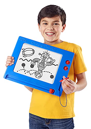 Cra-Z-Art Retro Magna Doodle Magnetic Drawing Board For Kids 3 And Up, Blue/White #TOP6