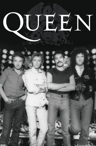 Queen - The Band Wall Poster, 34L" x 22.4W", Premium