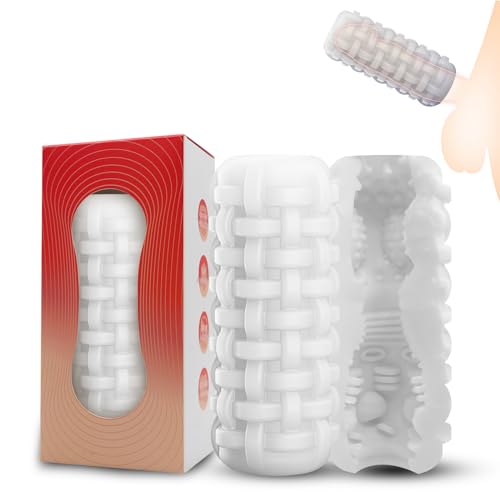 Masturbieren für Männer,2024-Neu Masturbator Sex Spielzeug für die Männer,Taschenmuschi Masturbatoren Pocket Pussy mit 3D Vagina Liebestunnel,Penismanschetten Penis Trainingsgerät Sex Toys