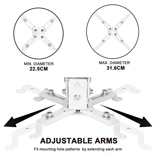 image for DOTOTO 3 in 1 Universal Projector Mount, Ceiling Projector Mount, Wall
