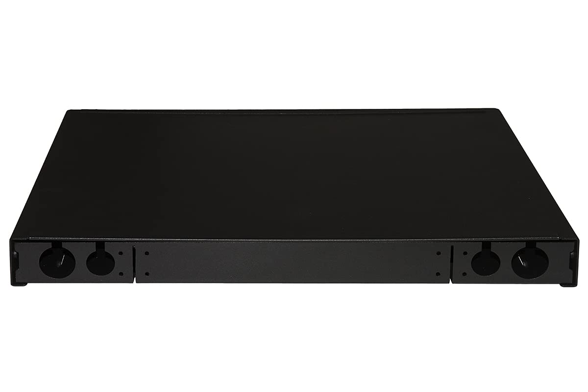 LINK LK24FOSCSS Panneau Fibre Optique 19" avec 24 adaptateurs SC SIMPLEX SINGLEMODE Profondeur 250 MM Couleur Noir