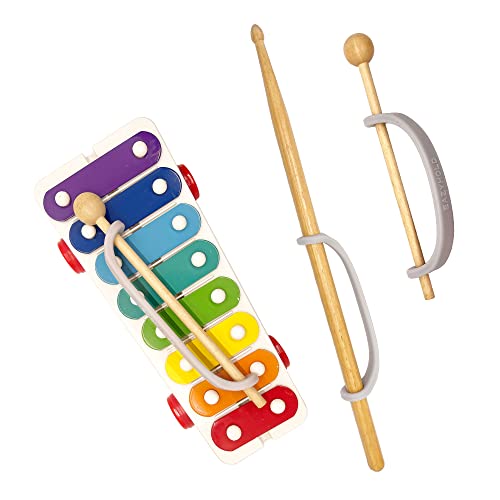 Silver-Silicone-Universal-Cuff-Weak-Hand-Grip-Assistive-Device-for-Large-Hands-or-Limbs-Eating-Utensils-Holder-Adaptive-Dining-Ware-Tremors-Stroke-Arthritis-2-Pack-725