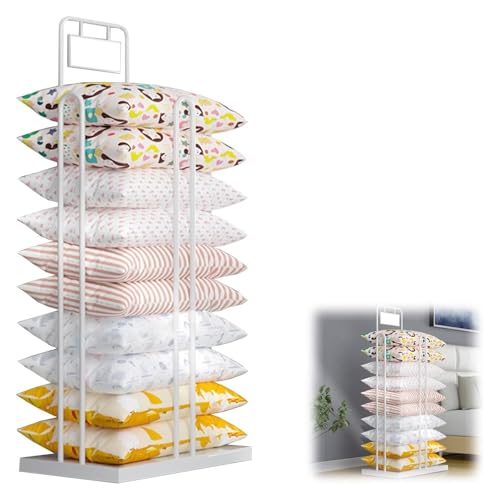 Rangement pour coussins vertical grande capacité et stable