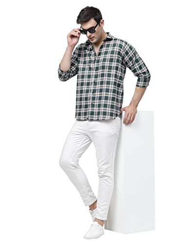 Image of ELYYORK Men's Checkered Regular Fit Shirt