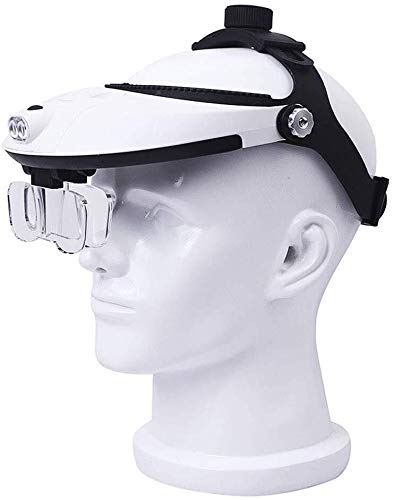 Loupe de lecture sur tête contre la fatigue visuelle avec 2 LED intégrées - 5