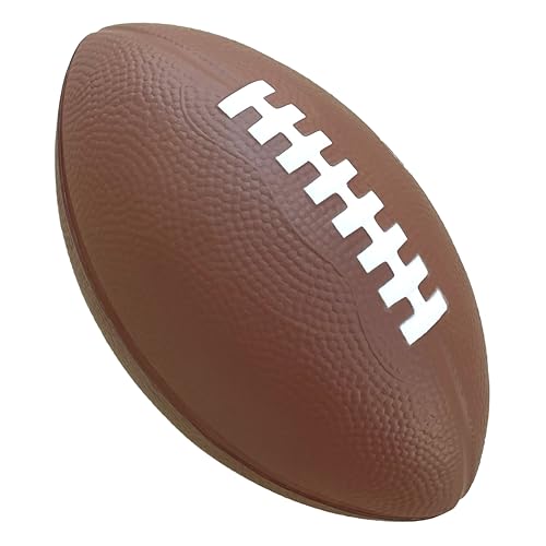 Image of LMC Products Foam Football - 7.25" Easy Grip Small Football for Kids - Kids Football Youth Size - Quality Soft Foam Toddler Footballs