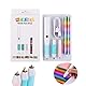 3 Größen Spitzen mit Heißfolien-Stift und 1 x wasseraktivierte Folienrollen-Set All-in-One-Kits, Zeichenstift, USB-betrieben, DC5 V Folien-Kiel-Starter-Kit für Scrapbooking, Bastelwerkzeug