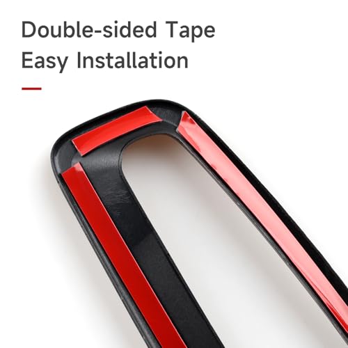 Image of Car A /C Air Vent Outlet Cover Decals for 2022-2026 Honda Civic 11th Gen Accessories ABS Carbon Fiber Stickers