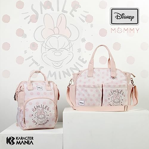 KARACTERMANIA Minnie Mouse Dear-Mochila Mommy, Salmón - imagen 5
