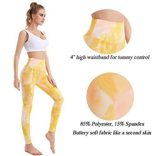 Image of iniber High Waisted Yoga Pants with Pockets for Women 4-Way Stretch Soft Running Workout Leggings Athletic Yoga Pants