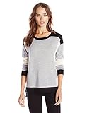 Design History Women's Merino Wool Color-Block Sweater