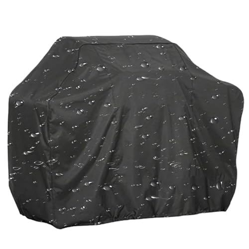 BBQ Cover Outdoor Dust Waterproof Compatible With We-ber Heavy Duty Grill Cover Rain Protective Outdoor Barbecue Cover Round(XL 117x71x190cm)