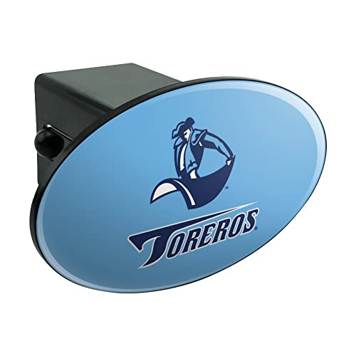 GRAPHICS & MORE University of San Diego Toreros Oval Tow Trailer Hitch Cover Plug Insert