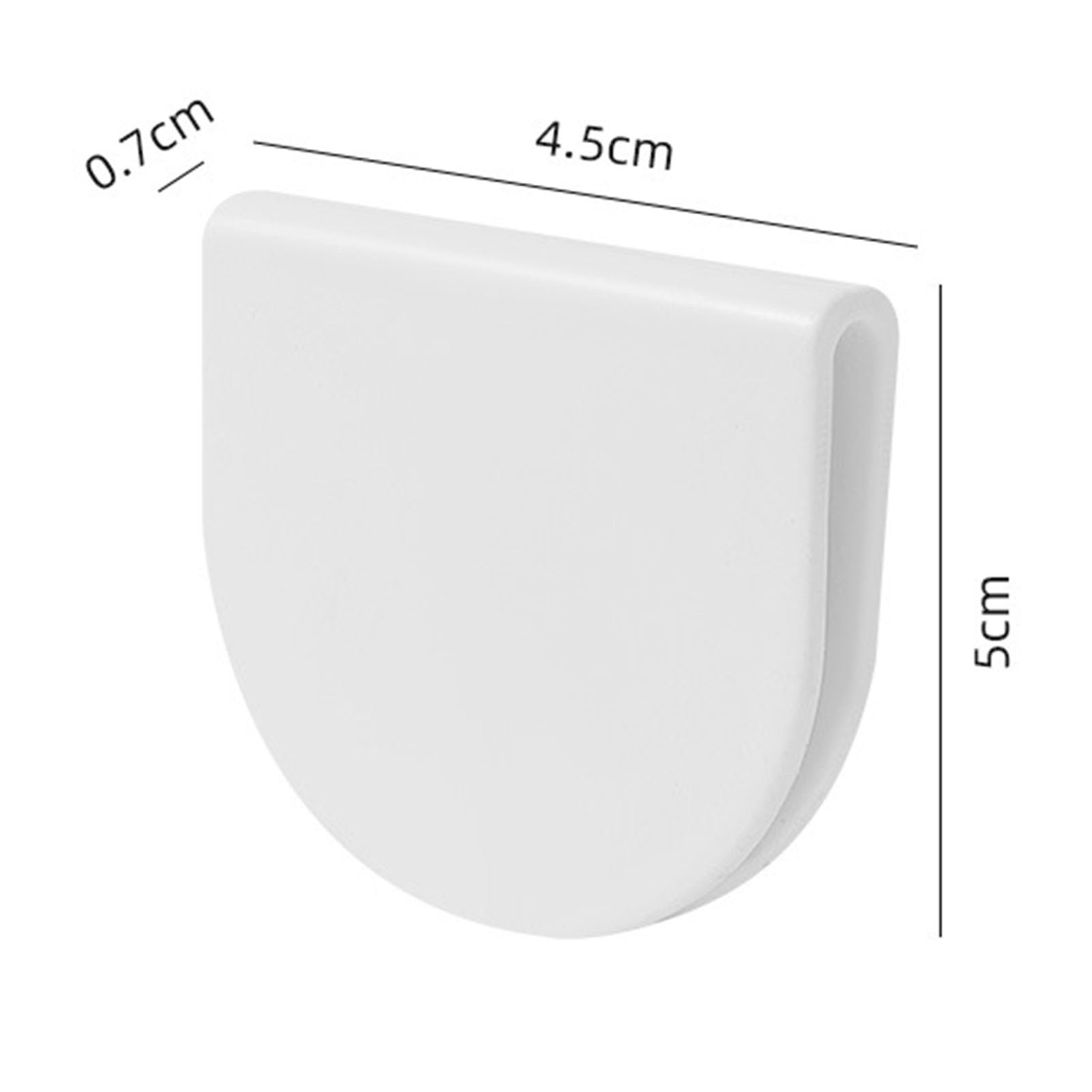 Fdit Shower Curtain Clips, 4pcs Shower Windproof Guard No Hole Punching Splashproof Shower Curtain Holder for Bathroom Use