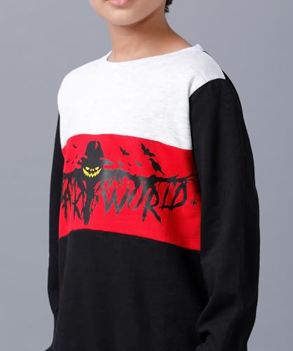 Image of KYDA KIDS 100% Cotton Unisex Boys and Girls Hoodies | Hooded Neck Chest Printed Full Sleeve Sweatshirts for Unisex
