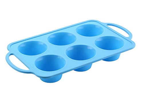 The Original Brand, TRENDS home 6 Cupcake Pan, Silicone Muffin Pan, Silicone Cupcake
