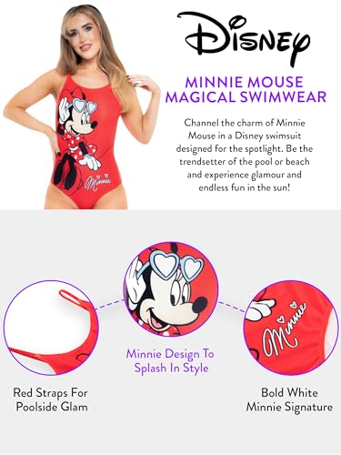 Disney Womens Bathing Suit | Minnie Mouse Swimsuit for Summer | One Piece Womens Bathing Suit4