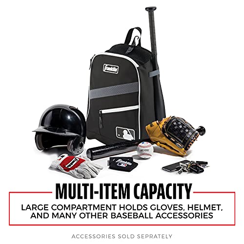 Franklin Sports Mlb Youth Baseball Bag - Kids Baseball Backpack For Baseball, T Ball, Softball - Youth Baseball Bat Bag - Boys + Girls Equipment Bag #TOP4