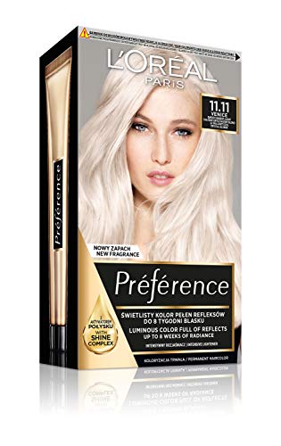 L'Oréal Paris Préférence 11.11 VENICE Haarfarbe Sehr Helle Kälte Kristall Blond