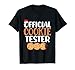 Official Cookie Tester Baker Christmas Santa Hat Xmas Pajama T-Shirt