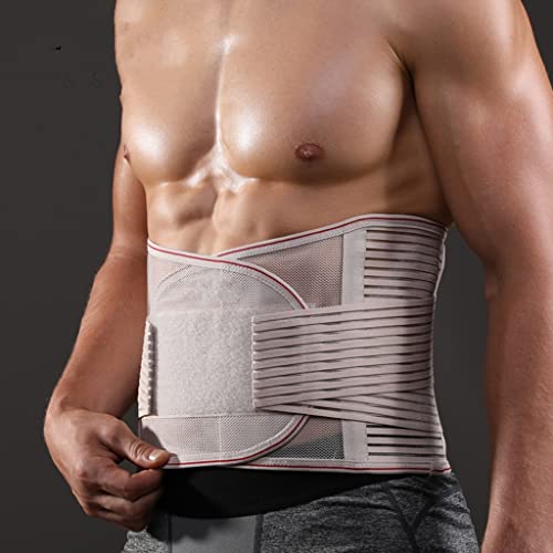 Soporte de cintura para deportes con protector lumbar y compresión elástica