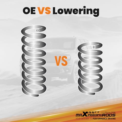maXpeedingrods 2” Front Lowering Spring for Chevy S10/GMC S15 Jimmy 2WD 1982-2005, Drop Coils Kit - Image 6