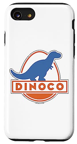 Coque iPhone SE 2020 Cars Dinoco au design vintage rétro pour fan de Pixar