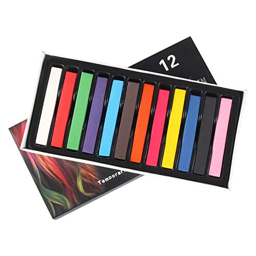 Lot de 12 bâtons de pastel carrés doux et secs non toxiques pour bureau, école, art, dessin, peinture