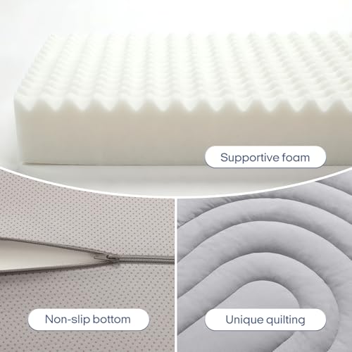 Image of ZonLi Japanese Floor Mattress Futon Mattress Full Size, Thicken Roll Up Tatami Mat Washable Cover, Portable & Foldable Floor Bed Mattress for Sleeping, Dormitory, Adult