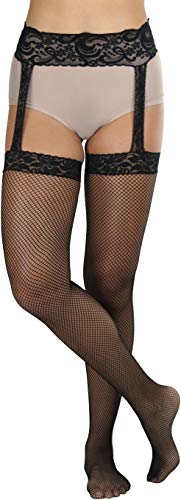 Image of ToBeInStyle Women's Suspender Pantyhose