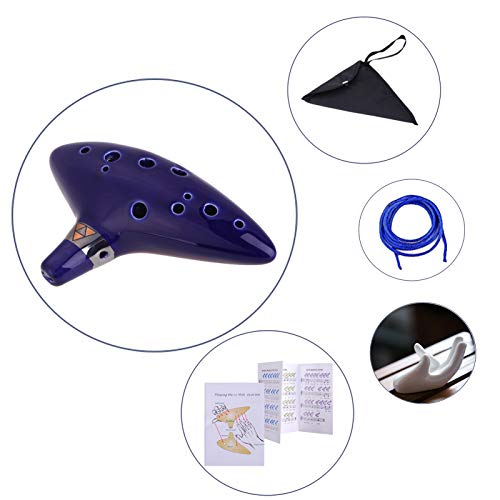 Aovoa BLUE-OCARINA-12NEW 12 Hole Ocarina For Legend Of Zelda thumb #7