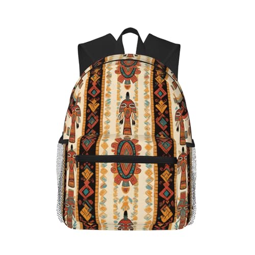 Sac à dos léger imprimé pour hommes et femmes avec bretelles ajustables