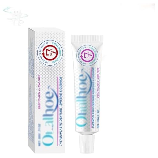 Thermoplastic Denture Adhesive Long-Lasting 28g, Thermoplastic Denture Adhesive Cream, Thermoplastischer Prothesenkleber, Haftcreme Extra-Super-Stark Für Die Dritten für Zahnprothesen (1pcs)