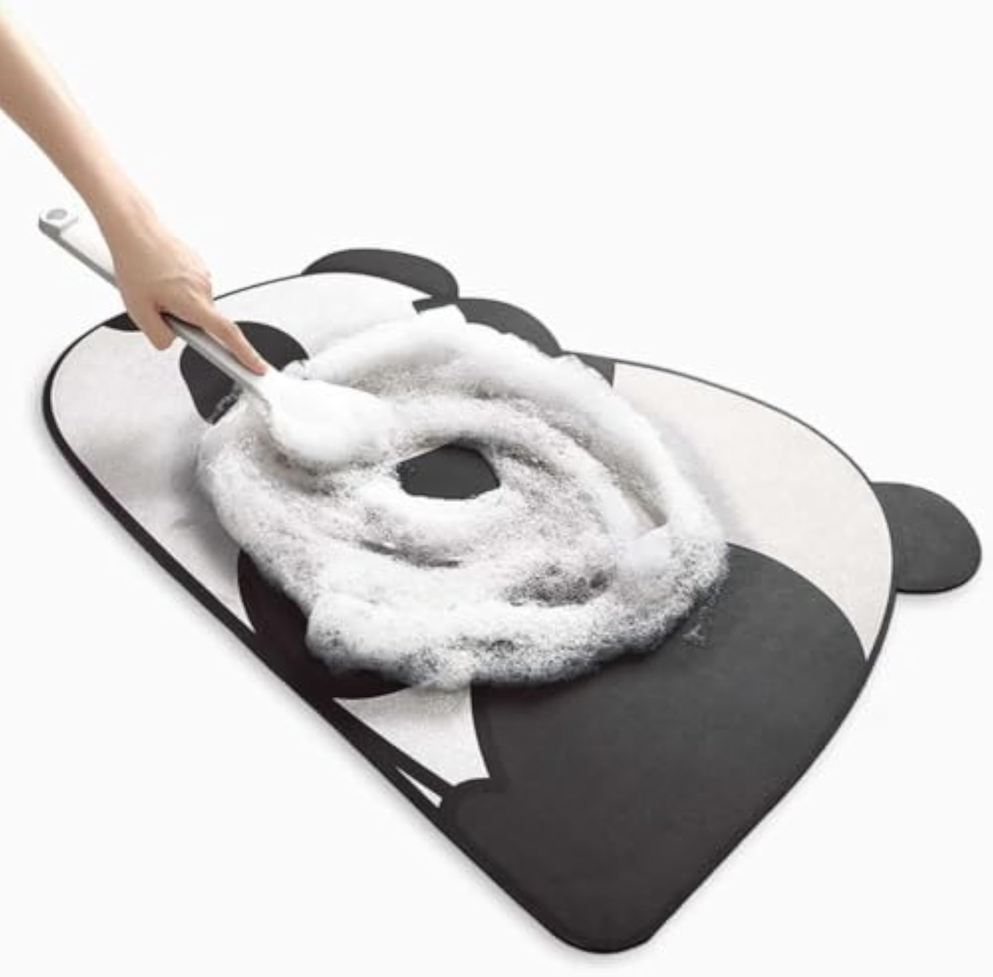 Cute Panda Bath Mat, Super Absorbent Quick Drying