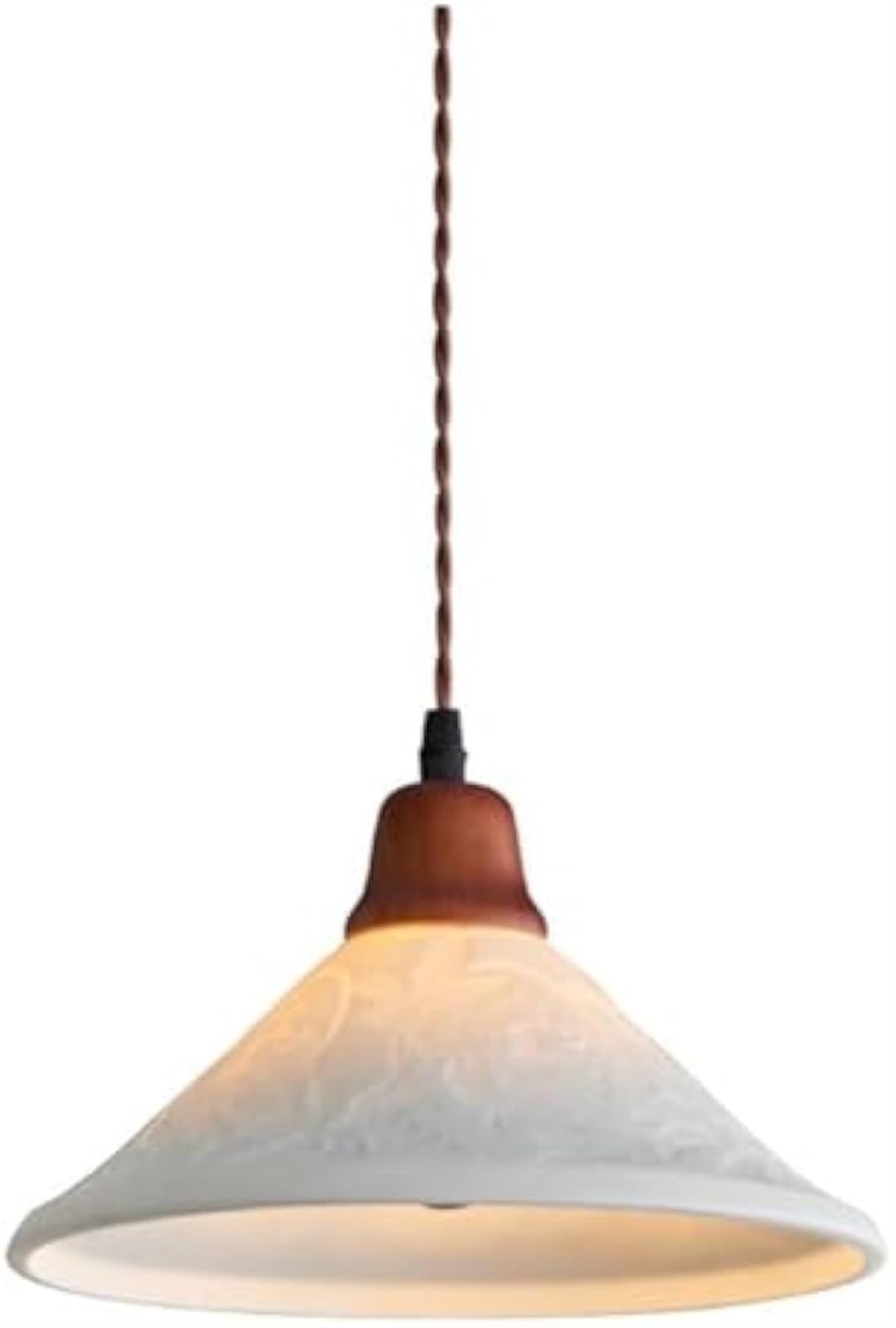 Lustre d'art en céramique japonaise pour illuminer votre chambre avec douceur