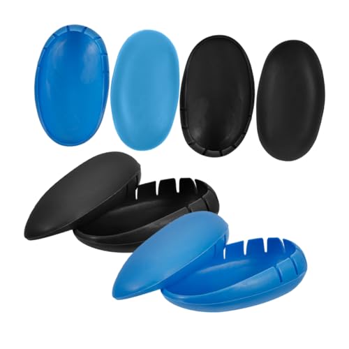 WOFASHPURET Professional Hair Dye Ear Protectors 4 Pairs Silicone Ear Covers for Salon Use Heat Protection Soft Material Easy to Clean