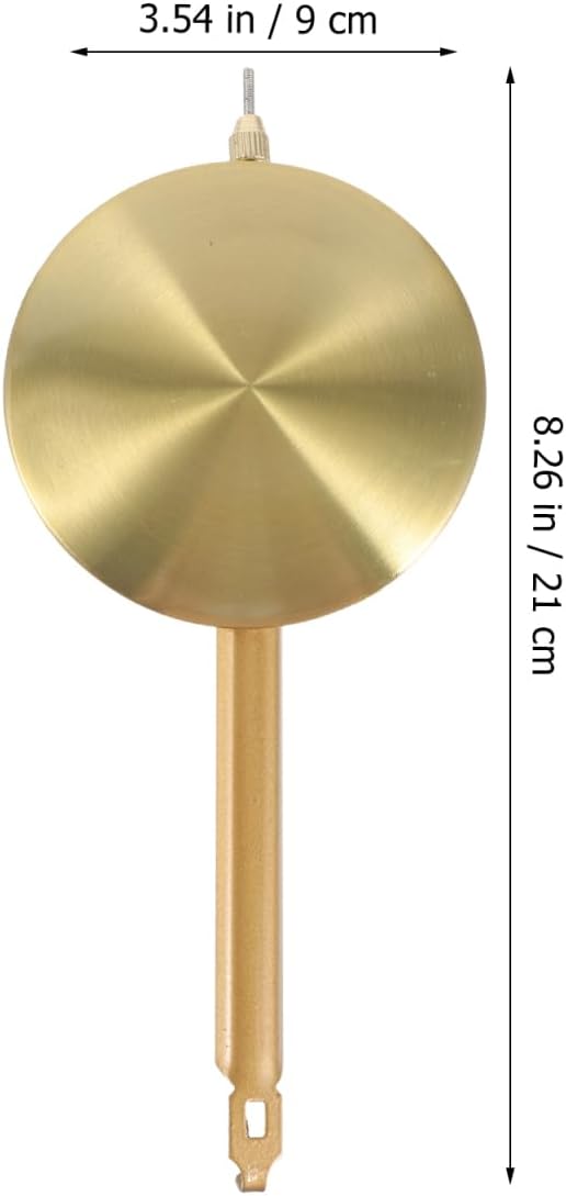 ARTIBETTER Clock Pendulum Replacement Metal Part 8.26X3.54 Inch DIY Wall Clock Movement Accessory for Home Repair