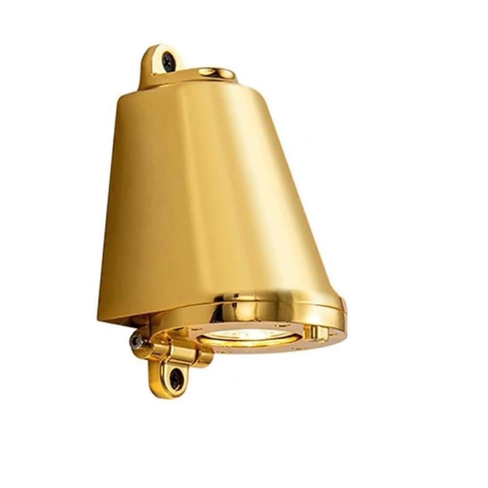 Applique Murale LED avec Détecteur de Mouvement, pour Intérieur et Extérieur, étanche IP65, 3000K, Lumière Chaude, Éclairage Mural Moderne, Lampe d'Extérieur Vintage avec Détecteur,D'or