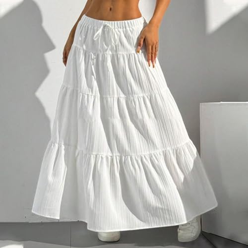 Falda holgada tipo A casual para mujer ideal para la oficina y paseos 3