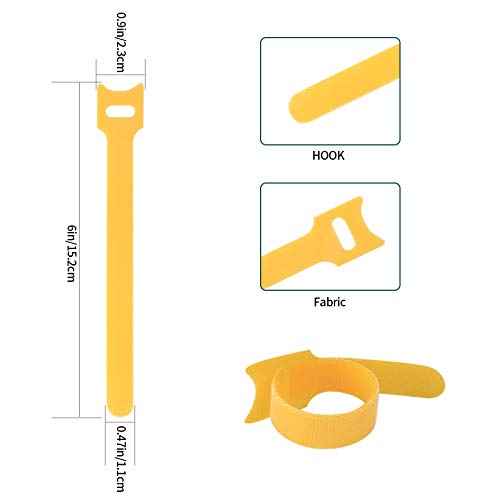 Hexinyigjly 70 Pcs Cable Ties Reusable, Multi-Color Reusable Fastening Cable Ties, Adjustable Cord Wire Cable Organizer Straps thumb #1