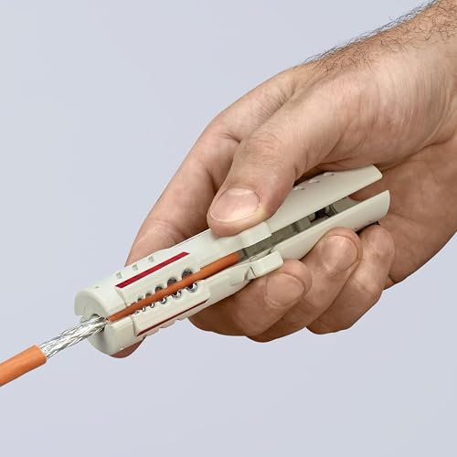Outil à main 5 KNIPEX Tools 1665125SB pour dénuder sans couper les fils - 6