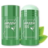 Green Tea Stick Mask for Face, Blackhead Remover with Green Tea Extract, Deep Pore Cleansing,...