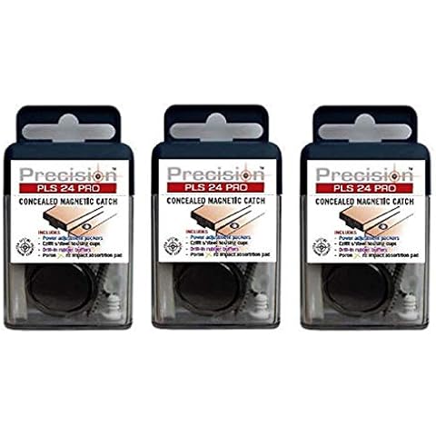 Precision Lock PLS-24 PRO Concealed Magnetic Catch (Тhrее Pаck) Cover