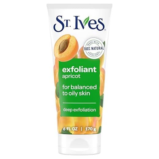 St. Ives Fresh Skin Apricot Face Scrub, Deep Exfoliator Skin Care for Clean, Glowing Skin, Oil-free Facial Scrub Made with 100% Natural Exfoliants, 6 oz
