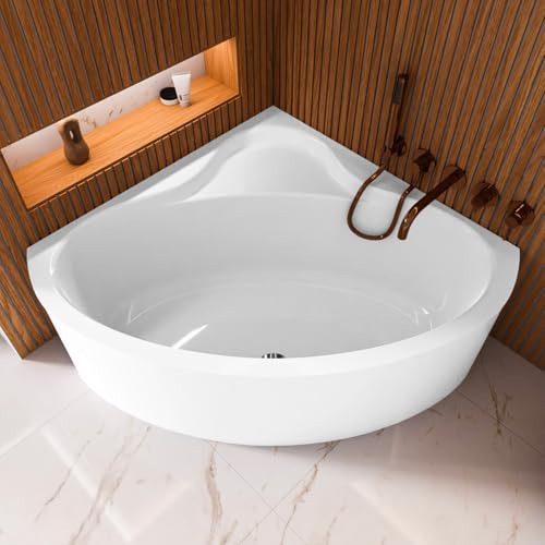 ECOLAM Baignoire d'angle Bala 120x120cm + tablier |...