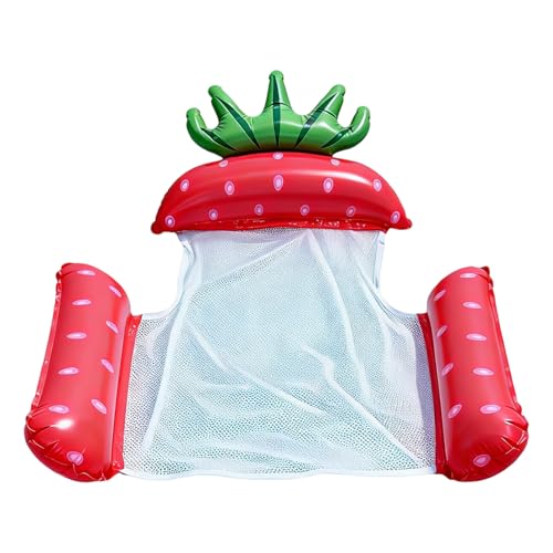 Flotadores para piscina para adultos | Diseño de frutas plegable Water Lounger | Flotadores de piscina para adultos, para lagos, ríos, playa, patio, jardín, fiestas al aire libre, tomar el