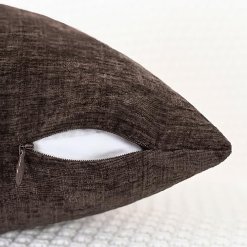image for CaliTime Throw Pillow Covers Decorative 16 X 26 Inches Pack of 2 Cozy 